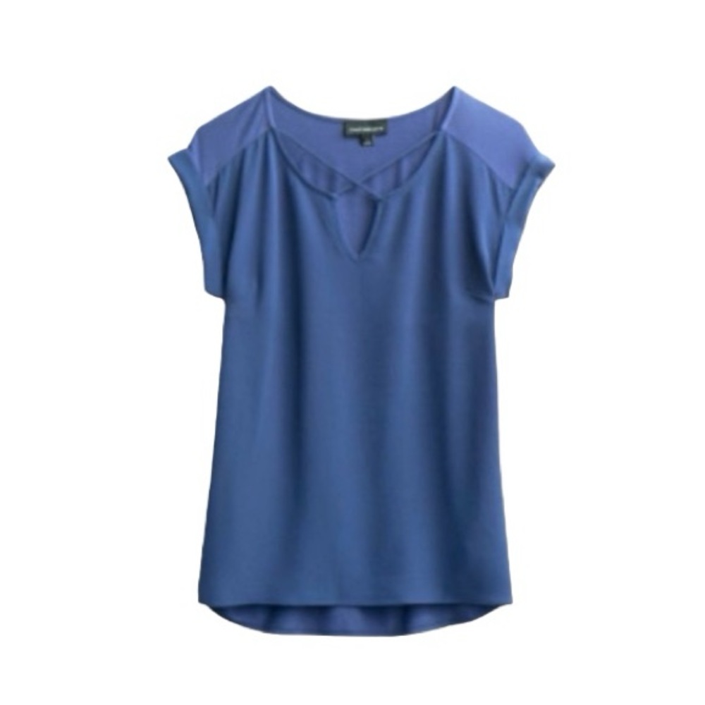 4 for $20 sale on all $5 items FORTUNE + IVY Carna Mixed Material Blouse